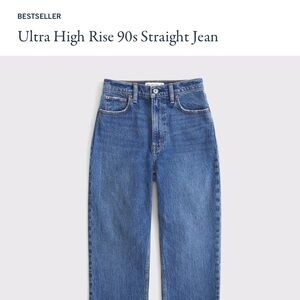 Abercrombie & Fitch Classic Blue Straight Jeans